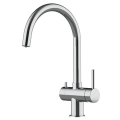 Der Alvito 3 Wege Wasserhahn Furore aus Edelstahl Glänzend für Osmoseanlagen: Als Freisteller