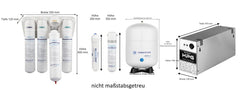 Wasserfiltersystem Futura mit HPG für Wasserstoffwasser - mainwasserfilter.com
