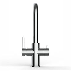 Viziotechnik 5-Wege-Wasserhahn – L-Auslauf – Edelstahl hochglanz – VZFX511100