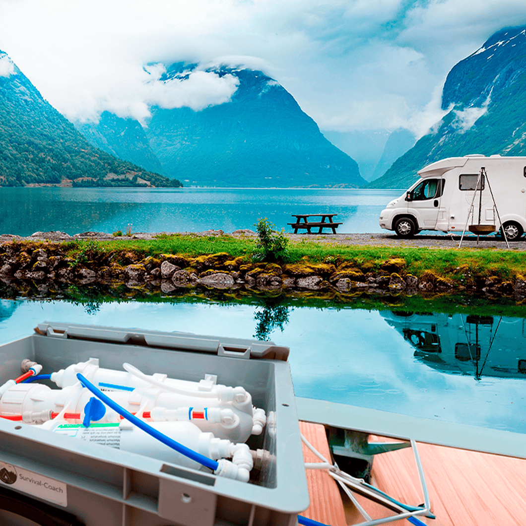 Pumpenkoffer Teileset für die Survival-Coach Wasseranlage - mainwasserfilter.com