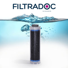 Carawater Wohnmobil Aktivkohlefilter (Carbon-Granulat) für FILTRADOC Pre Speed 10" als Freisteller