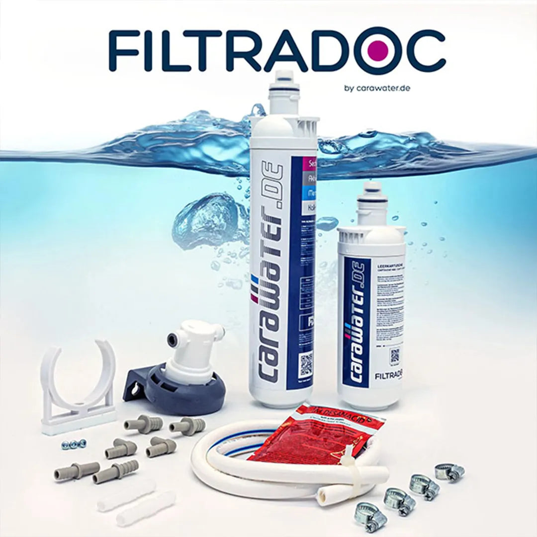 Carawater Wasserfilter Wohnmobil Filtradoc L - Durchfluss 60.000 Liter - als Freisteller