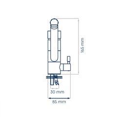 Evodrop EW312 – 3 Wege Wasserhahn – Messing matt