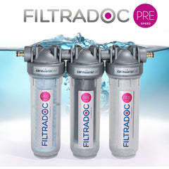 Filtradoc – Pre Speed Trio V2 – Sediment, Aktivkohle und Ultrafiltration - mainwasserfilter.com