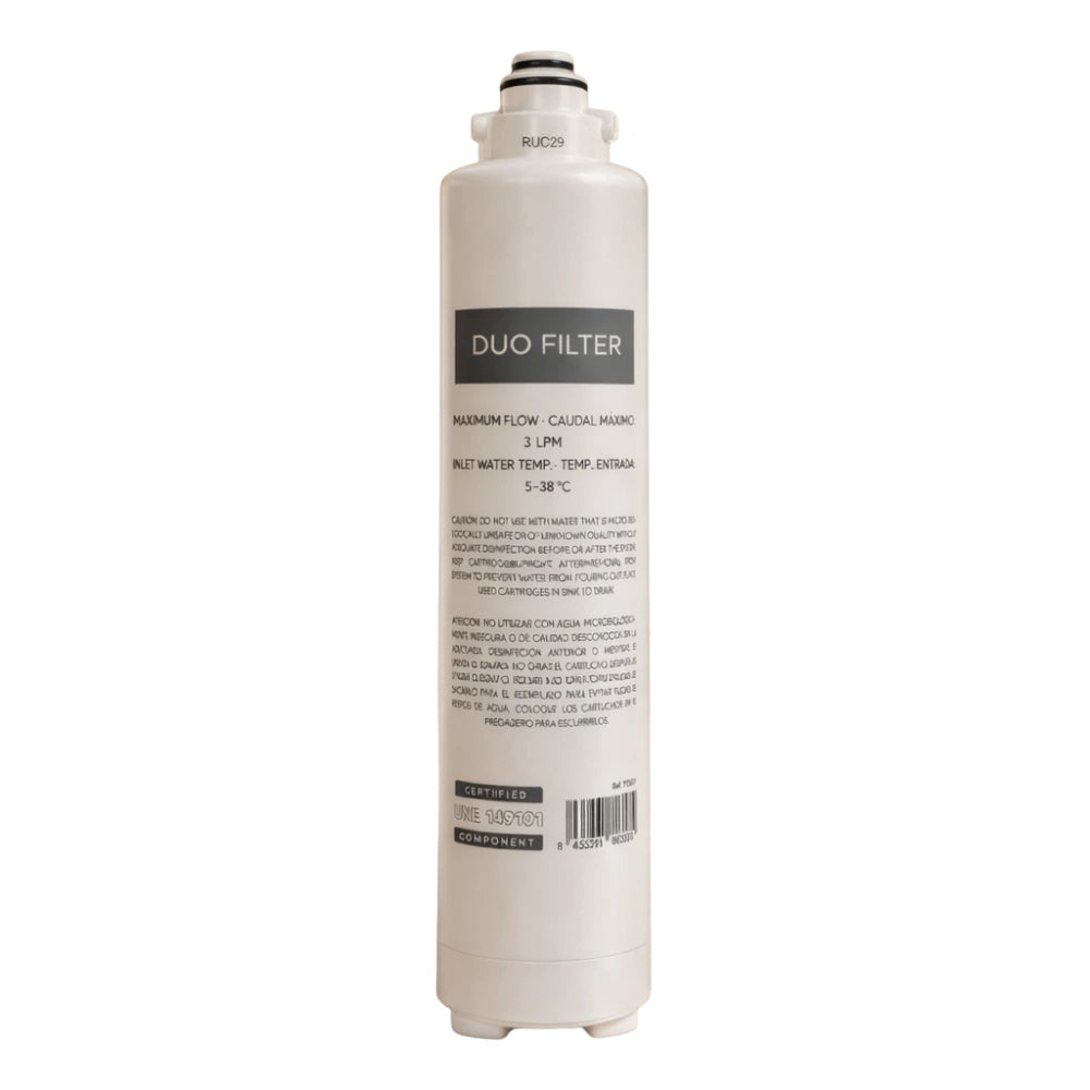 Ersatzfilter (Duo Filter) der H.Preiss WOW Osmoseanlage als Freisteller