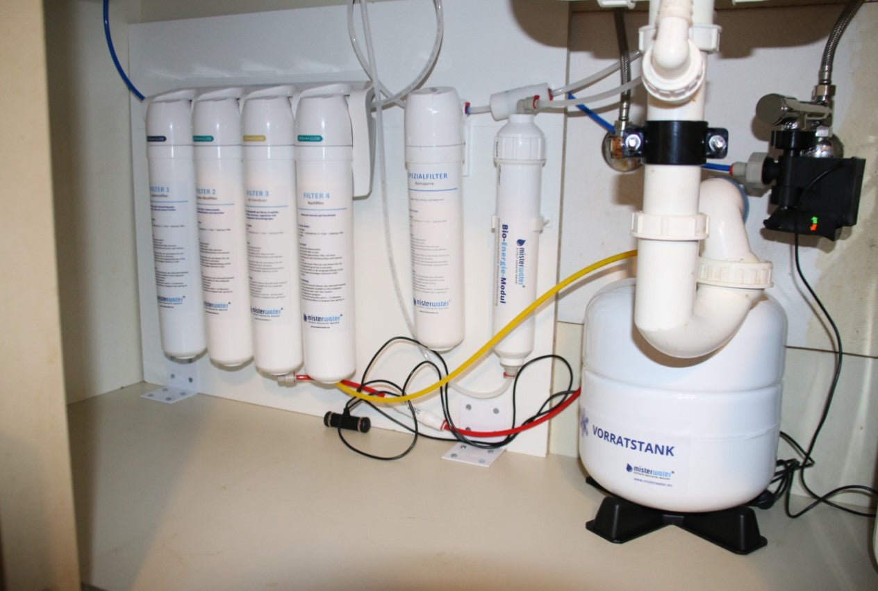 Wasserfiltersystem Futura mit HPG für Wasserstoffwasser - mainwasserfilter.com