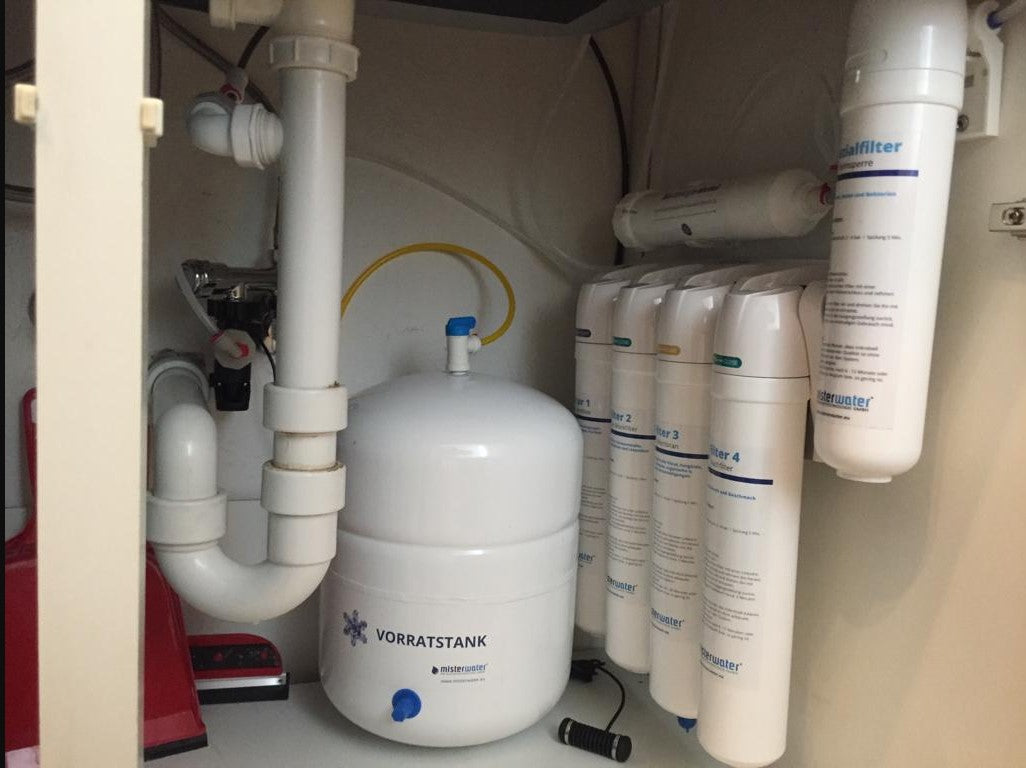 Wasserfiltersystem Futura mit HPG für Wasserstoffwasser - mainwasserfilter.com