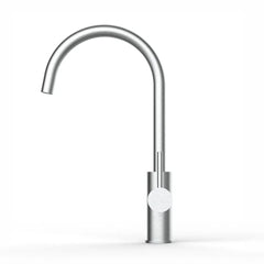 Viziotechnik 5-Wege-Wasserhahn –  U-Auslauf – Edelstahl gebürstet – VZFX511380
