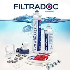 Carawater Wasserfilter Wohnmobil Filtradoc L - Durchfluss 60.000 Liter - als Freisteller