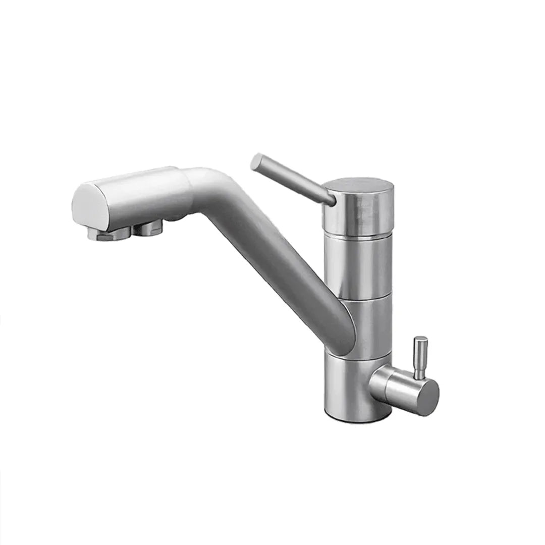 Der Evodrop EW 312 3-Wege-Wasserhahn  für Osmoseanlagen und Wasserfilter: Als Freisteller