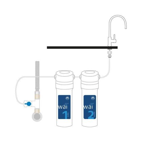 Maunawai, PiTec 2in1 Unterbau-System, wasserfilter küche