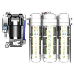 VisionAqua, Oudoor Reiseanlage Umkehrosmose Wasserfilter, Trinkwasser, Haltbares Wasser, Filter